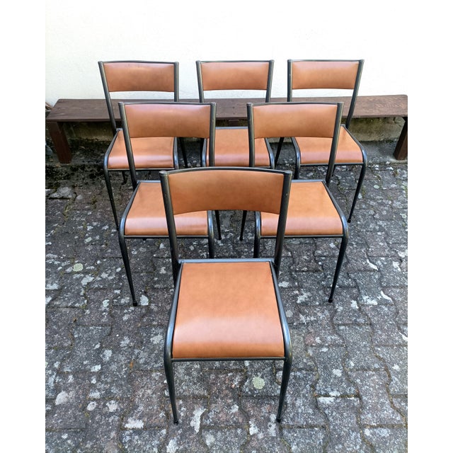 School Chairs from Mullca, 1960s, Set of 6 For Sale - Image 10 of 13