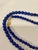 Certified Vintage Lapis Lazuli Single Strand Necklace 14 Kt Yellow Hook Clasp For Sale - Image 17 of 18