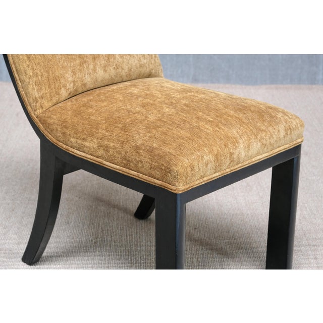 Vintage Dining Chairs in Lacquered Wood by Melchiorre Bega, 1930s, Set of 6 For Sale - Image 15 of 17