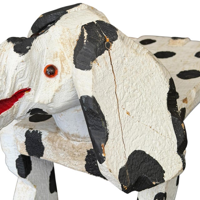 Vintage American Folk Art Dalmatian For Sale - Image 11 of 13