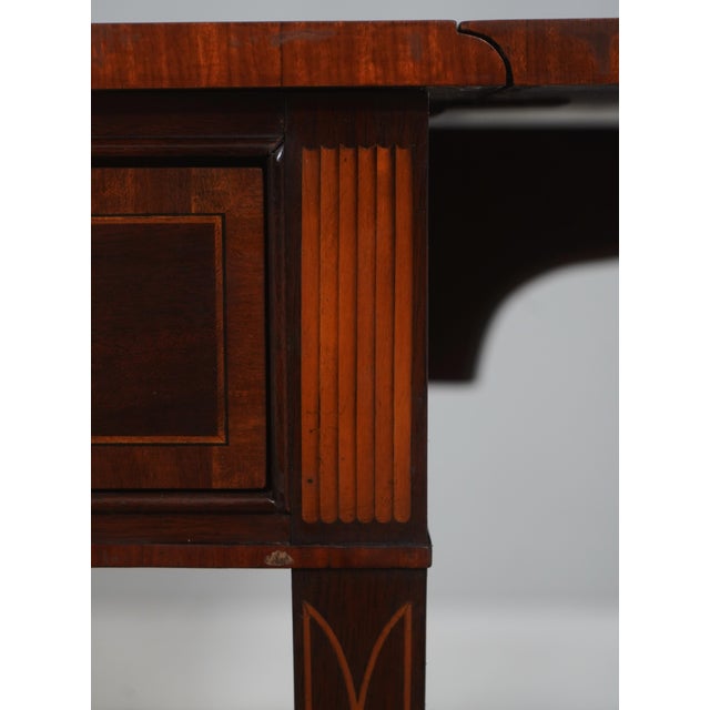 Councill Craftsmen Banded Drop Side Pembroke Table For Sale In Philadelphia - Image 6 of 18