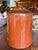 Mid 20th Century Vintage Stoneware Ceramic Two-Toned Gloss Glazed Red & Brown Whiskey Jug Rooster Relief Motif Farmhouse Country For Sale In Los Angeles - Image 6 of 8