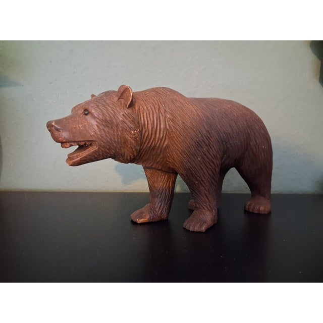 Ceramic Black Forest Walking Bear, 1970s For Sale - Image 7 of 7