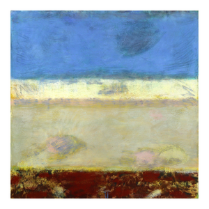 Awh 349 - Abstract Minimalist Textured Layered Colorfield Oil Painting on Canvas Original Artwork by Bernhard Zimmer
