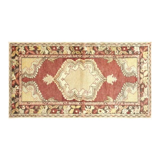 1960s Turkish Oushak Rug For Sale