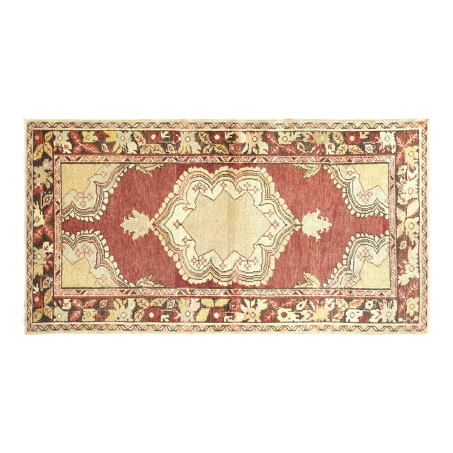 1960s Turkish Oushak Rug For Sale