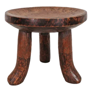 Vintage Three Leg Wood Stool