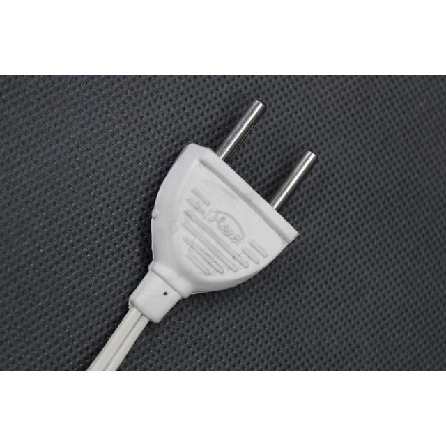 Mid-Century Modern Table Lamp with Sculptural Glass Shade and Metal Tripod, 1960s For Sale - Image 12 of 17