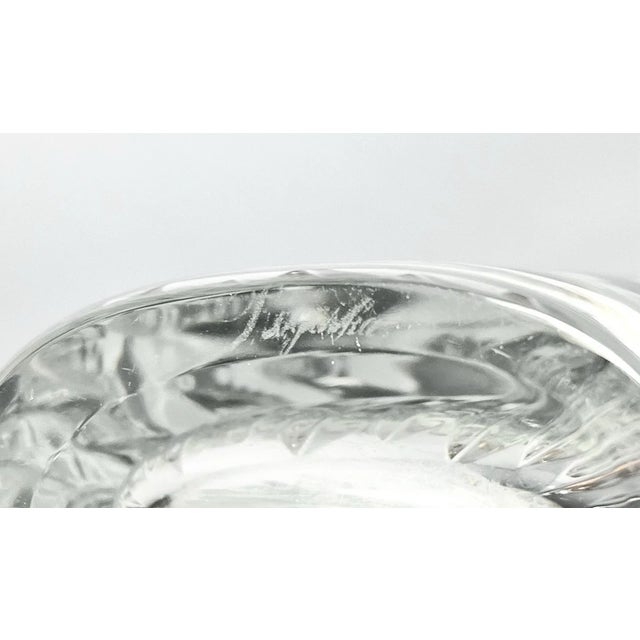 2000 - 2009 2000s Rogaska “Soho” Crystal Vertically Cut Heavy Table Vase For Sale - Image 5 of 5