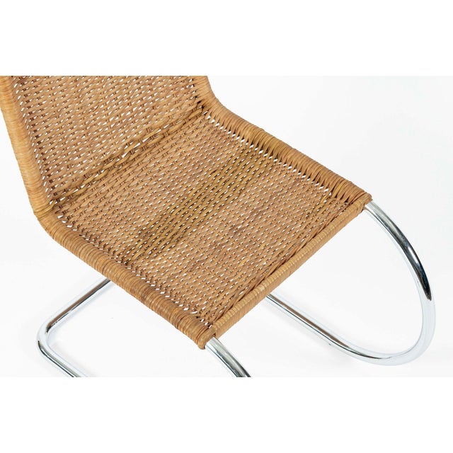 Mies Van Der Rohe Mr10 Cane and Chrome Cantilever Dining Chairs for Stendig, Bauhaus Pair For Sale - Image 17 of 18