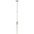 Fascio Single Pendant in Polished Nickel with Crystal Designer: Lauren Rottet Fixture Height: 21.25" Min. Custom Height:...
