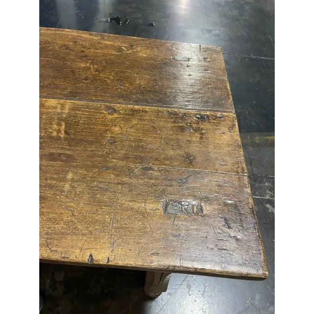 Wood 18th Century Antique French Dining Table For Sale - Image 7 of 8