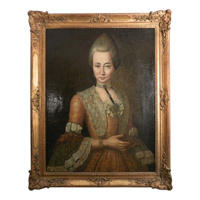 Princess Anna Victoria Maria de Rohan of Soubise, 1800s, Oil on Canvas, Framed For Sale