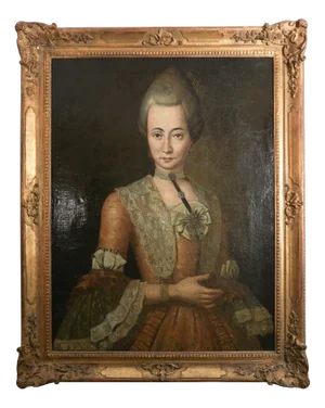 Princess Anna Victoria Maria de Rohan of Soubise, 1800s, Oil on Canvas, Framed