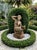 Ceramic Vintage Neoclassical Terracotta Garden Fountain - Maiden With Scallop Shell For Sale - Image 7 of 7