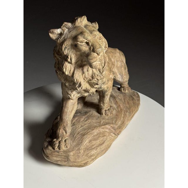 Armand Fagotto, Lion, Terracotta For Sale - Image 18 of 18