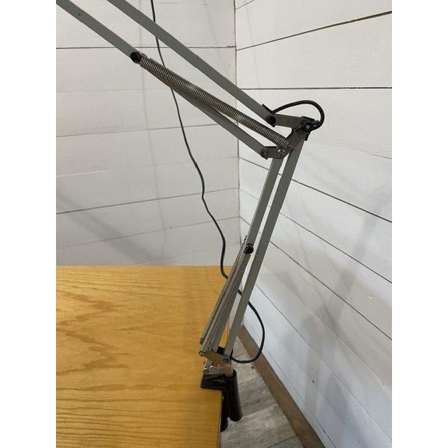 Vintage Desk Lamp in Grey, 1960s For Sale - Image 3 of 9