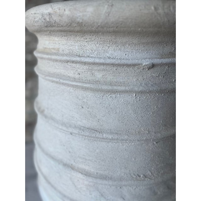 2020s Tamegrout Oversized Textured Ceramic Floor Vessel For Sale - Image 5 of 8