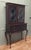 Chinese Chippendale Astral Glazed Mahogany Display Cabinet For Sale - Image 4 of 7