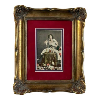 Framed Vintage Novelty Prohibition Postcard For Sale