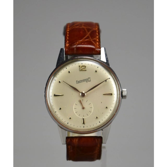 Vintage Mechanical Wristwatch from Eberhard & Co., 1950 For Sale - Image 10 of 11