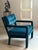 Absolutely glowing deep emerald velvet pair of Parsons Lounge Chairs. Re-Upholstered September 2026 in this rich deep,...
