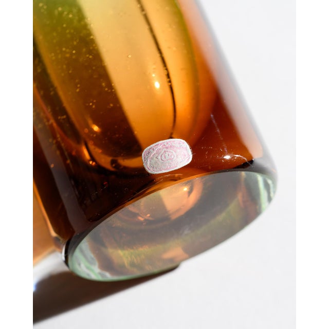 Art Glass Czech Vase by Jan Beranek and Frantisek Vizner from Skrdlovice, 1960s, Set of 2 For Sale - Image 18 of 18