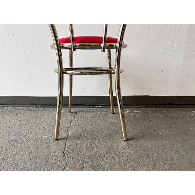 Bistro Chairs with Upholstery, Set of 2 For Sale - Image 17 of 18