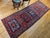 Persian Antique Northwest Persian Runner Rug, Hand-Knotted Wool, Geometric Medallions Pattern, 3x10, Blue & Red For Sale - Image 3 of 15