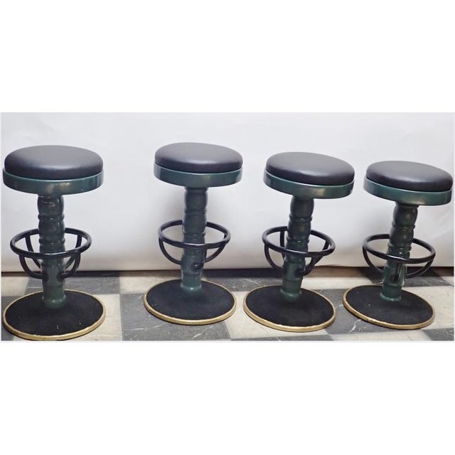 MidCentury Modern Swivel Bar Stools Set of 4 Chairish