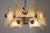 Silver Mid-Century Modern Brutalist Chrome and Glass Chandelier by Kaiser Leuchten, 1970s For Sale - Image 8 of 13