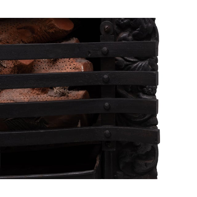 Antique Victorian Cast Iron Fireplace, 1880s For Sale - Image 10 of 15
