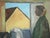Mid-Century Modern 'Morning at the Window' Swedish Expressive Figurative Interior Oil Painting, Framed For Sale - Image 9 of 12