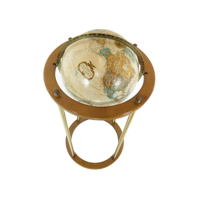 Replogle Globes Vintage Replogle 12" World Classic Series Floor Globe in the Style of Paul McCobb For Sale - Image 4 of 12