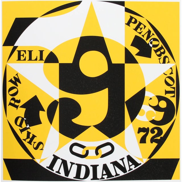 Artist: Robert Indiana, American (1928 - ) Title: Decade Autoportrait from the American Dream Portfolio Year: 1977 (1997)...