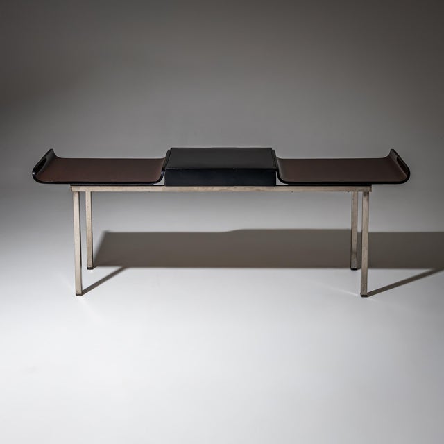 1950s Minimalist Bench by Campo & Graffi, Italy, Designed in 1958 For Sale - Image 5 of 9