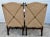Wood Laneventure Wood Arm Chairs Tudor Style Carved Stretcher Base Vintage Pair For Sale - Image 7 of 12