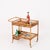 Vintage Italian Rattan and Wicker Serving Bar Cart by Franco Albini, Italy, 1960s For Sale - Image 10 of 15