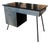 Vintage Metal Desk With Walnut Top For Sale