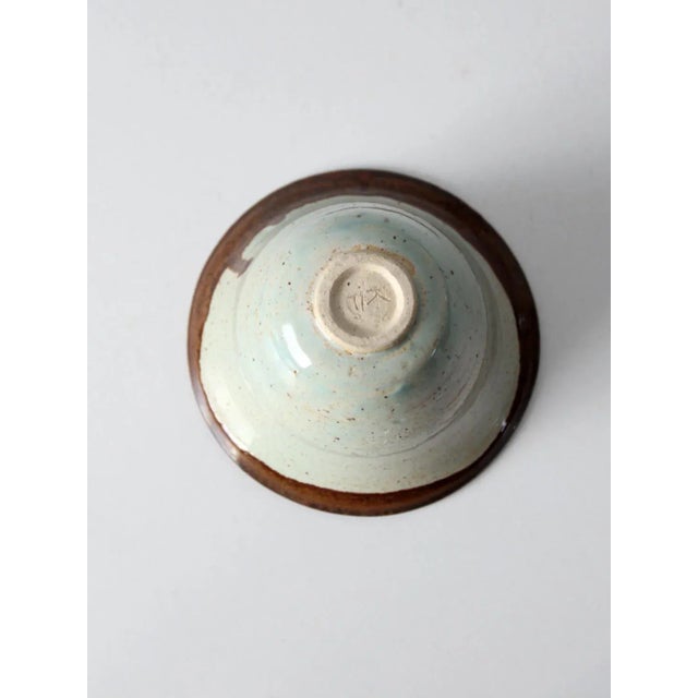 Ceramic Vintage Studio Pottery Vase For Sale - Image 7 of 8