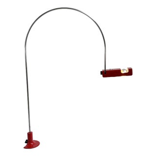 Red Spider Desk Lamp by Joe Colombo for Oluce, 1970s For Sale