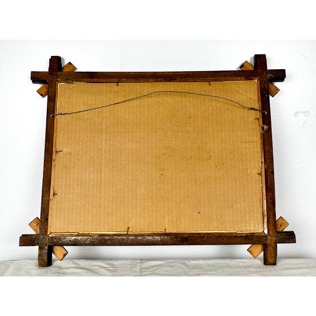 Antique Victorian Carnation Floral Motto Embroidery For Sale - Image 12 of 12