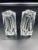 Late 20th Century Vintage Saks Fifth Avenue Modernist Crystal Salt & Pepper Set- a Pair For Sale - Image 5 of 12