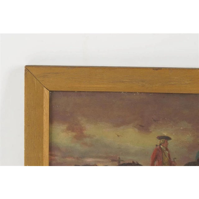 18th Century Soldiers on Horseback British School Oil on Board Framed For Sale - Image 12 of 13