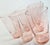 Cotton Candy Pink Glasses- Set of Six For Sale - Image 6 of 9