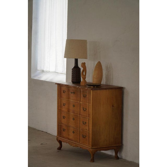 Mid-Century Modern Danish Chest of Drawers in Oak by Henning Kjærnulf, 1960s For Sale - Image 17 of 18
