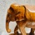 1960s Vintage Hand Carved Elephant Figurine For Sale - Image 10 of 13