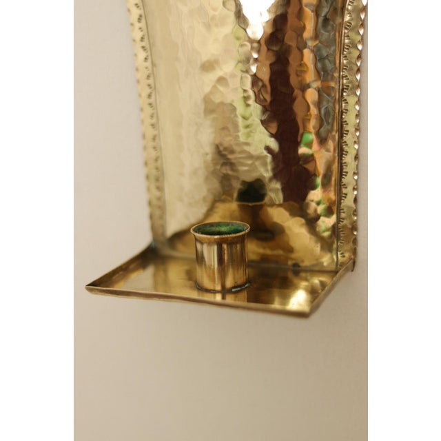 Mid-Century Modern Swedish Brass Sconces, Set of 2 For Sale - Image 12 of 18