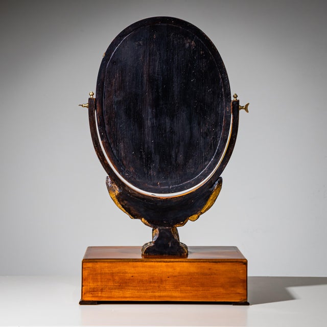 Biedermeier Table Mirror with Eagle, Vienna, 19th Century For Sale - Image 5 of 9
