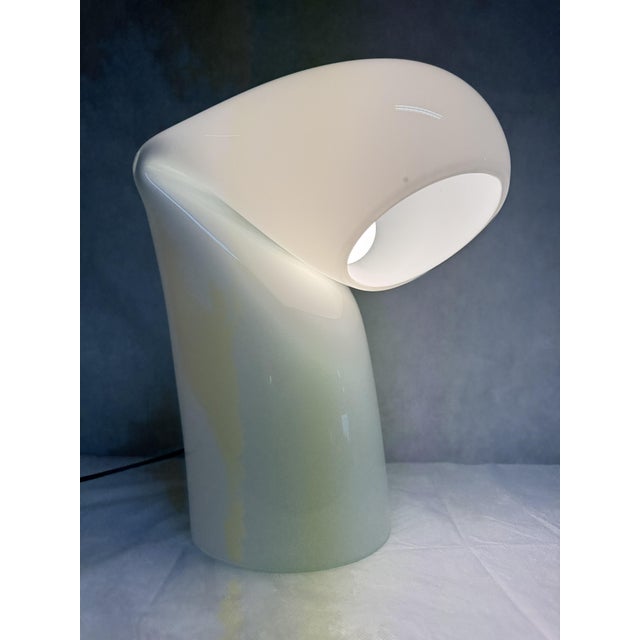 White Bissa Table Lamp attributed to Luciano Vistosi for Vistosi, 1980s For Sale - Image 8 of 12